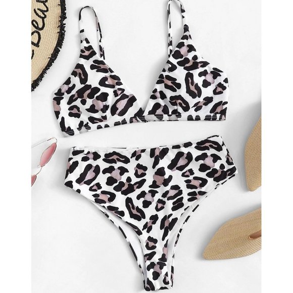 Private Label Other - 🏝🐆 Leopard High Waist Bikini